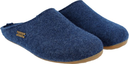 Apollo | Instap Pantoffels Heren | Gewatteerd | Zwart | 42 | Pantoffels