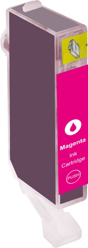 Geschikt voor Canon CLI-526 XL Inktcartridge Magenta - Geschikt voor Canon Pixma IP4850, MG5150, MG5350, MG6150, MG6250, MG8150, MX715, MX895 - Inktpatroon - Inkt