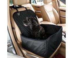***Autostoel Hondenmand voor auto - 45/45cm - Autostoel Hond/Kat - Reisbench - Reismand - Stoelhoes - Automand - Autozitje - Beschermhoes - Autobench - van Heble® ***
