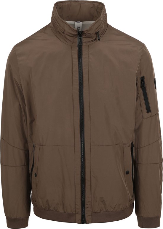 State of Art - Veste Marron Unie - Homme - Taille XL - Coupe Regular
