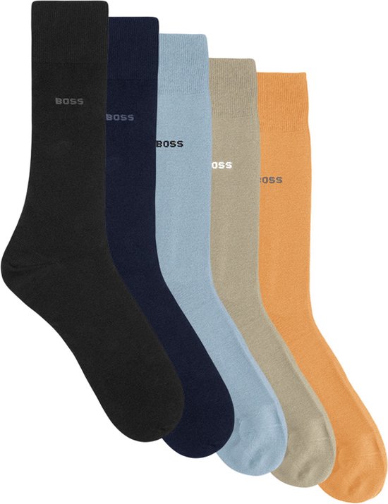 Hugo Boss BOSS 5P sokken small logo multi 969 - 39-42