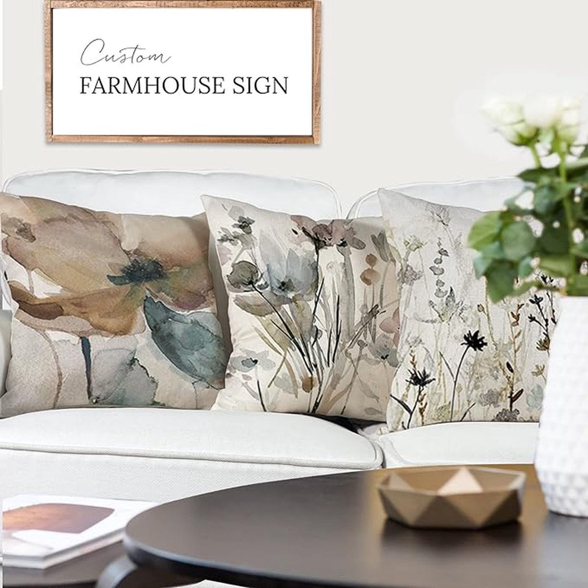 Kussenhoes ERTEVIKKE 50x50 beige