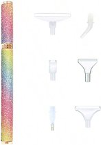 Diamond Painting pen - tool glitter met 6 opzetstukken