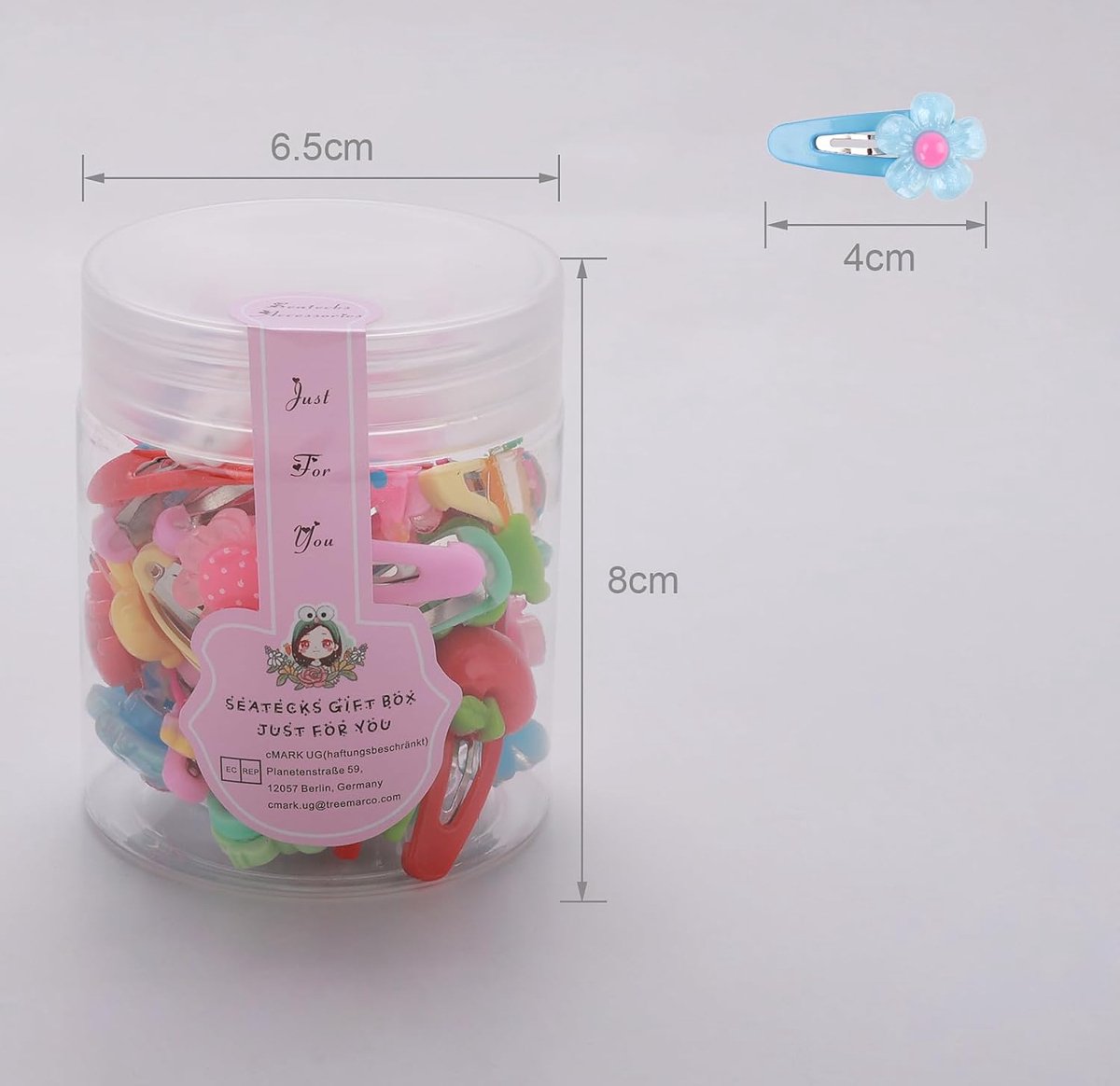 Lot De 36 Pinces à Cheveux VEGCOO Pour Bébé Fille - Barrettes Douces Et Mignonnes - Cadeau Noël
