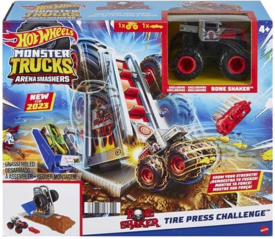 Hot Wheels Monster Trucks Arena Smashers - Bone Shaker