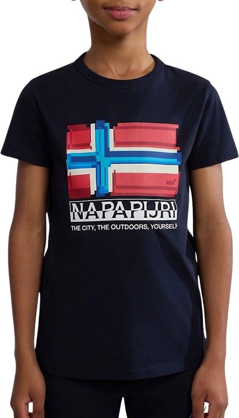 Napapijri Liard T-shirt Unisex - Maat 146/152 Size 12