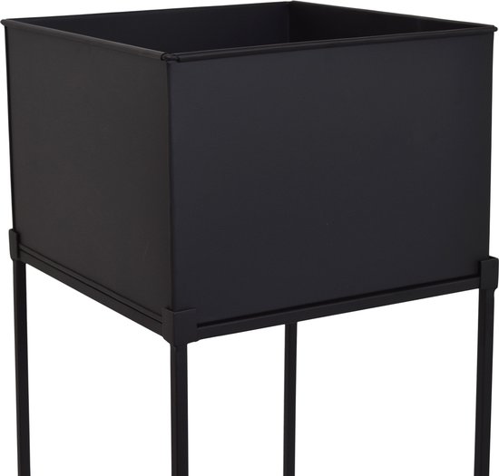 Brew Metalen rond Dienblad – Zwart – 60x60