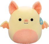 Squishmallows - Meghan Cream and Pink Bat W/Fuzzy Belly 40cm Plush