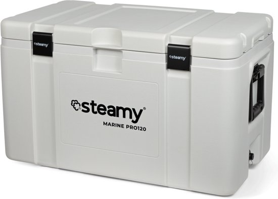 Steamy Marine Pro 120 - Grote Koelbox - Extra goed geïsoleerd - 120 Liter - Wit van Steamy — afbeelding 2
