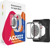 Accezz Screenprotector met applicator voor de Apple Watch Series 7-9 - 41 mm