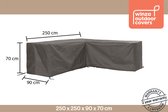 Winza Outdoor Covers - Premium - housse de protection lounge set L forme 250 - Dimensions : L 250/90x250/90x70 cm - Anthracite - Garantie 2 ans