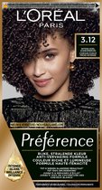 L'Oréal Paris Préférence Intens Koel Donkerbruin 3.12 - Permanente Haarkleuring
