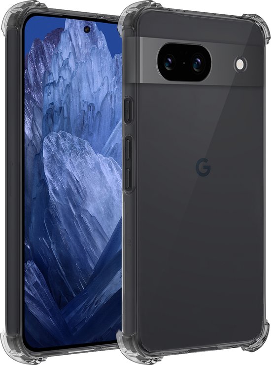 Coque pour Google Pixel 8a Coque Siliconen Anti-Chocs - Coque pour Google Pixel 8a Coque Antichoc - Transparent