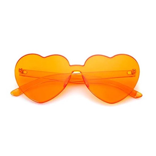 Hartjes zonnebril - Festival bril - Rave bril - Glasses - Koningsdag - EK voetbal - Oranje