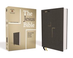 The Jesus Bible, ESV Edition, Cloth over Board, Grey