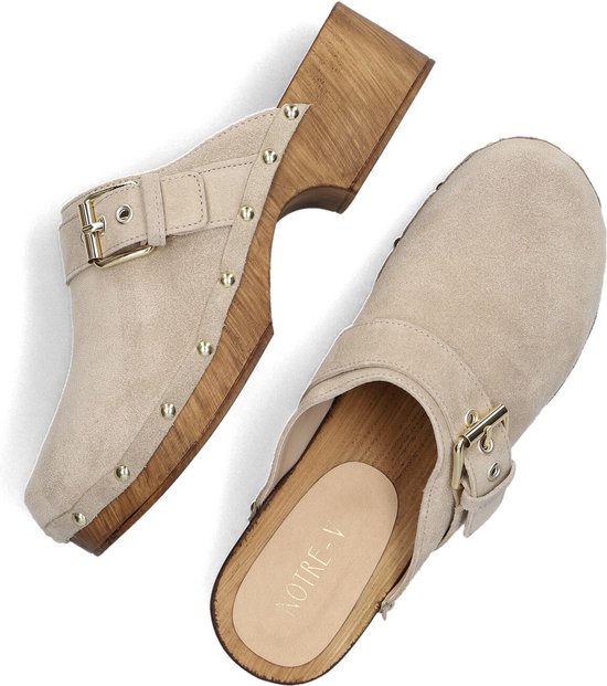 Notre-V 7743 Clogs Dames - Beige - Maat 40