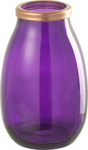 J-Line vase Bord - verre - mauve - small - 28 cm de hauteur