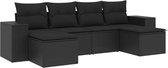 vidaXL-6-delige-Loungeset-met-kussens-poly-rattan-zwart