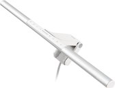 BenQ Screenbar Pro Monitor Lamp LED - Dimbare LED bureaulamp - Ook geschikt voor Curved Monitor - Klemlamp met Instelbare Kleur - USB-C Light Bar - 50cm - Zilverwit