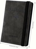 Paspoort hoesje- paspoort houder-paspoort cover-RFID-kunstleer