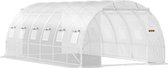 Vevor - Walk-In Tunnel Kas - Gegalvaniseerd Frame - Waterdichte Cover - Kassen - 600/300/200cm - Wit - Moestuin - Tuinkas - Kweekkas