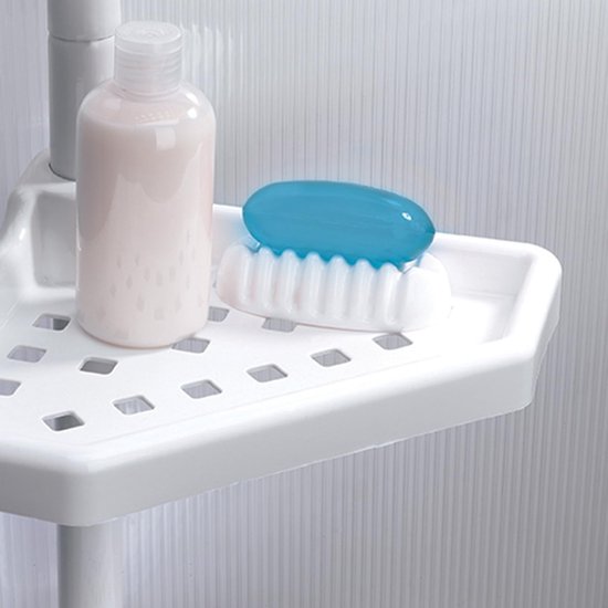 Support de douche télescopique - Support de salle de bain télescopique - Support de douche d'angle - Support de douche sans Embouts