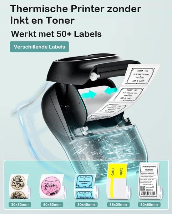 Phomemo M221 Labelprinter, Bluetooth labelprinter, zelfklevend, etiketteerapparaat voor bedrijven, kantoor, QR-code, logo's, sieraden, detailhandel, compatibel met telefoons en pc-systeem, wit Phomemo M221 Labelprinter, Bluetooth labelprinter, zelfklevend, etiketteerapparaat voor bedrijven, kantoor, QR-code, logo's, sieraden, detailhandel, compatibel met telefoons en pc-systeem, wit