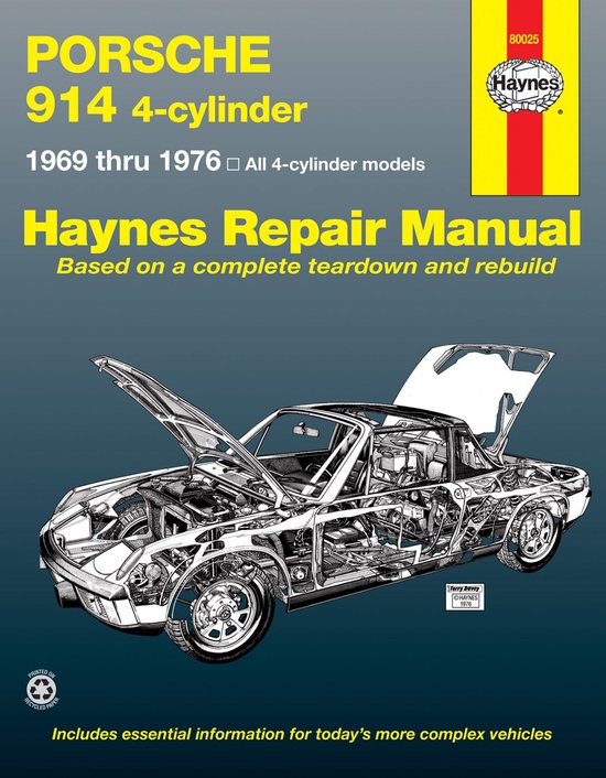 Porsche 914 Automotive Repair Manual - cover