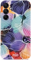 MIO MagSafe Samsung Galaxy A15 Hoesje | Hard Shell Back Cover | Geschikt voor MagSafe | Flowers
