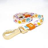 Luxe Halsband riem voor Honden-110Cm x2 Cm -Cute Dog