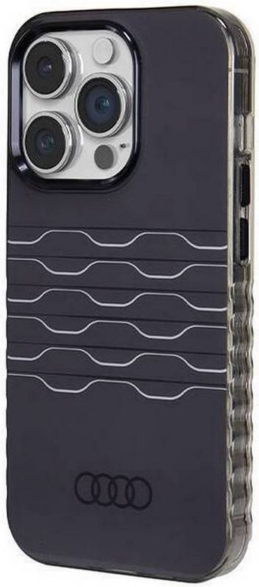 Audi IML Grille Pattern Back Case (MagSafe Compatible) - Geschikt voor Apple iPhone 14 Pro (6.1