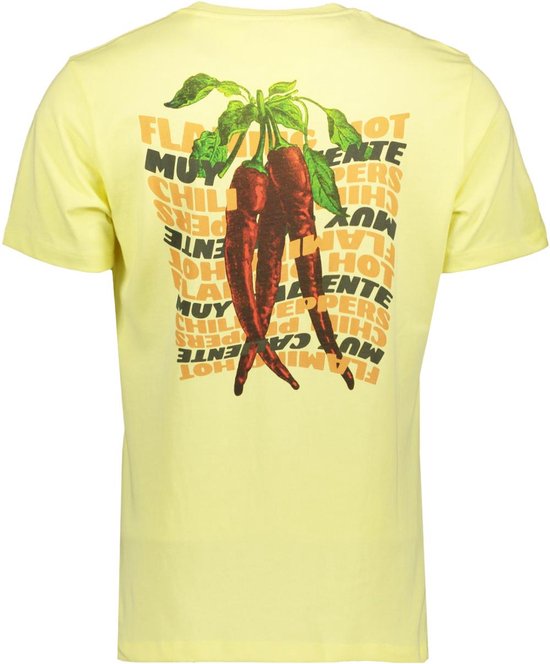 Kultivate T-shirt Ts Chili 2401020202 660 Yellow Pear Mannen