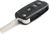 Autosleutelbehuizing - sleutelbehuizing auto - sleutel - Autosleutel / Geschikt voor: Golf 6 Polo 6R UP