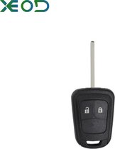XEOD Autosleutelbehuizing - sleutelbehuizing auto - sleutel - Autosleutel geschikt voor: Opel