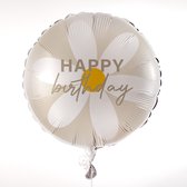 Ginger Ray - Folieballon happy birthday Daisy's - 45 cm