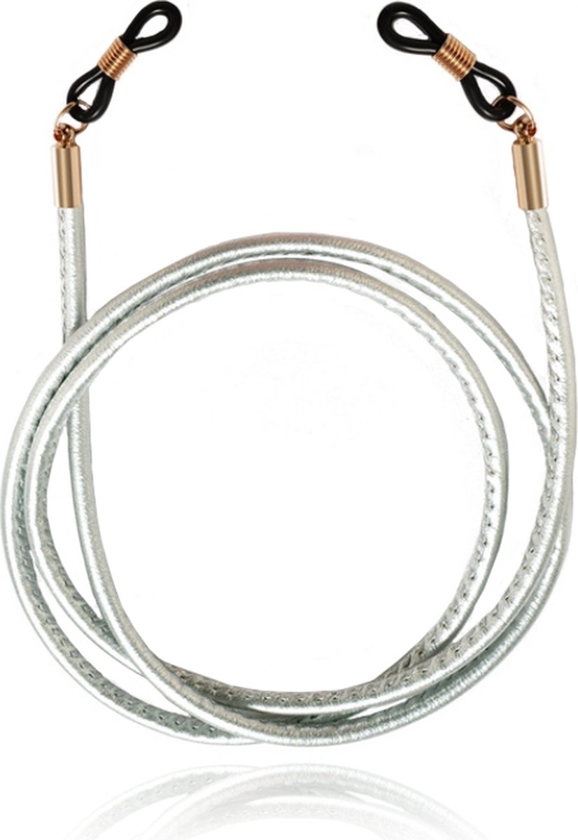 LGT Jewels Zilver PU Leren Koord voor Zonnebril of Leesbril