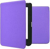 iMoshion Ereader Cover / Case Convient pour Kobo Nia - iMoshion Canvas Sleepcover Bookcase sans support - Violet