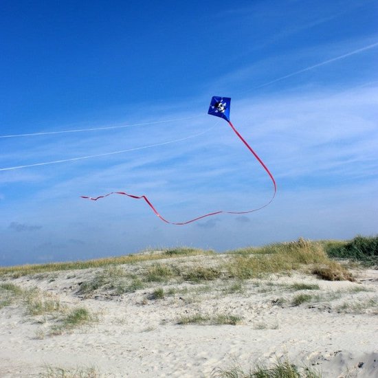 Diamantvlieger Rainbow Wolkensturmer-Fancy-Flame - Vliegerbedrijf 'de Paddestoel Tweelijns Stuntvlieger