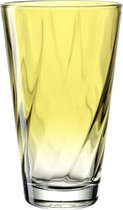 Verre à dink 300ml jaune TWIST - SET/4