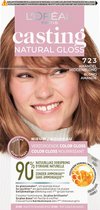 L'Oréal Paris Casting Natural Gloss - 723 Amandel Middenblond - Semi-Permanente Haarkleuring