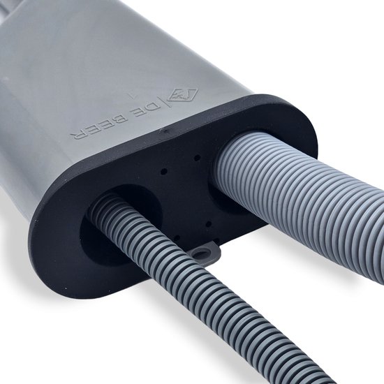 Luxe Y splitter voor afvoer voor wasmachine vaatwasser en droger - DE BEER