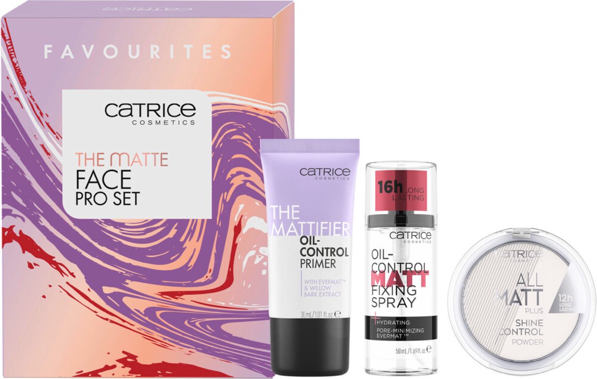 Goedkoopste Catrice The Matte Face Pro Set - Gift Set - 3 stuks