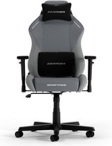 DXRacer Drifting L - Chaise de jeu en tissu et cuir EPU - Chaise de bureau - Grijs