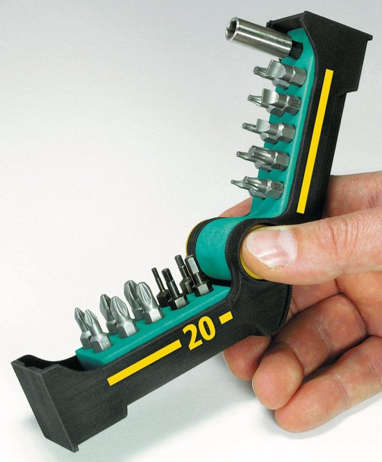 Wolfcraft Schroefbiset Bit-Butler Maxi 21-delig - 1374000 | bol