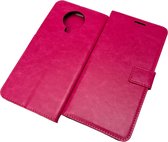 Bookcase Geschikt voor: Nokia G10 / G20 - Roze - portemonnee hoesje
