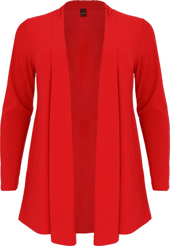 Vest met sjaalkraag en kabelpatroon zwart • Prijs € 27,99 • online shop