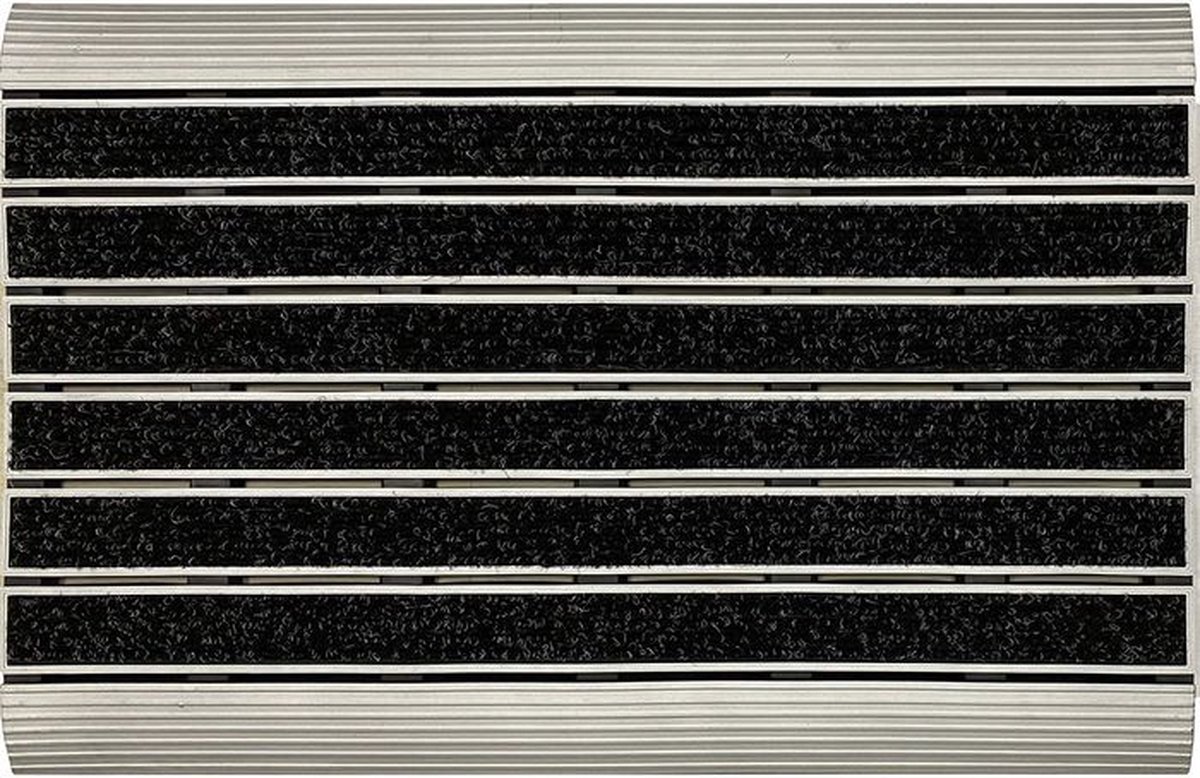 IVOL Schoonloopmat ProfileClean - 59x39 cm - voor Binnen en Buiten Zwart