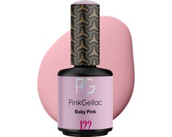 Pink Gellac Gellak - 122 Baby Pink 15ml - Roze Gel Nagellak - Gellac - Gel Nagels Producten