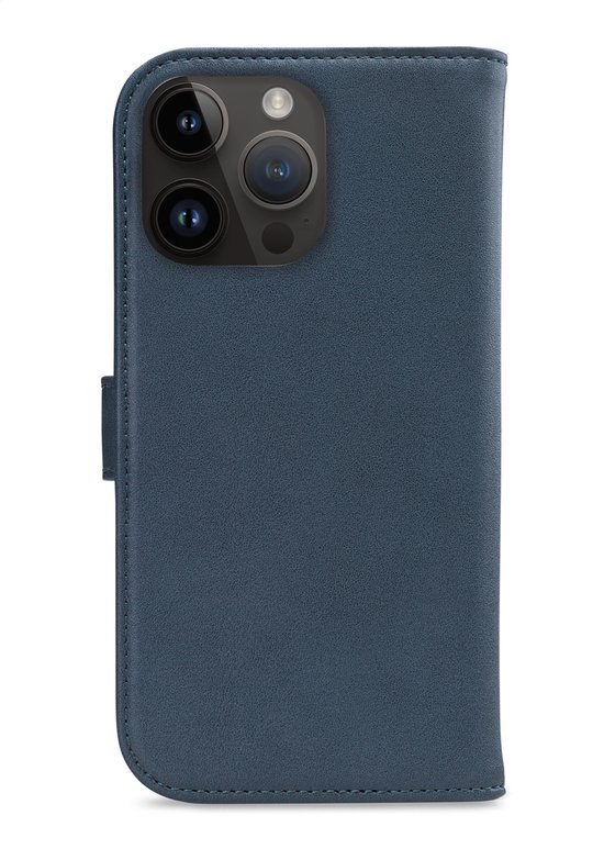 Étui de téléphone bleu de la marque My Style, montrant l'objectif de la caméra.