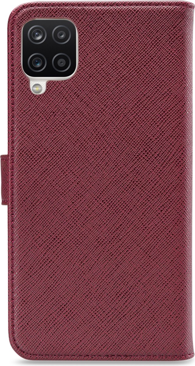 My Style Telefoonhoesje geschikt voor Samsung Galaxy M12 Hoesje | My Style Flex Wallet Bookcase Portemonnee | Pasjeshouder voor 3 Pasjes | Telefoonhoesje voor Pinpas / OV Kaart / Rijbewijs - Bordeaux | Bordeaux rood